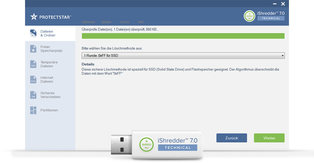 iShredder™ Windows Technical